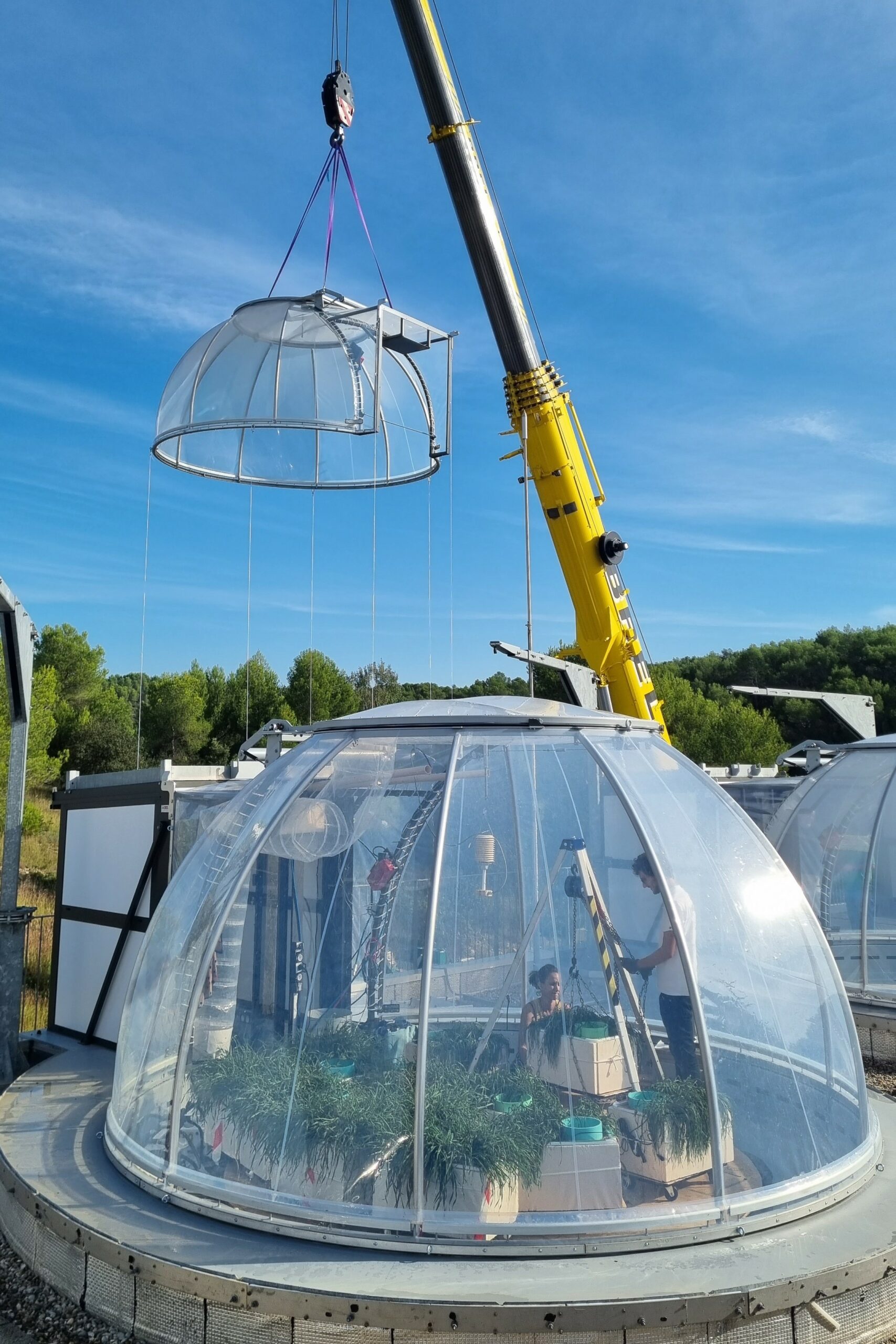 Grutage des unités climatiques de recherche