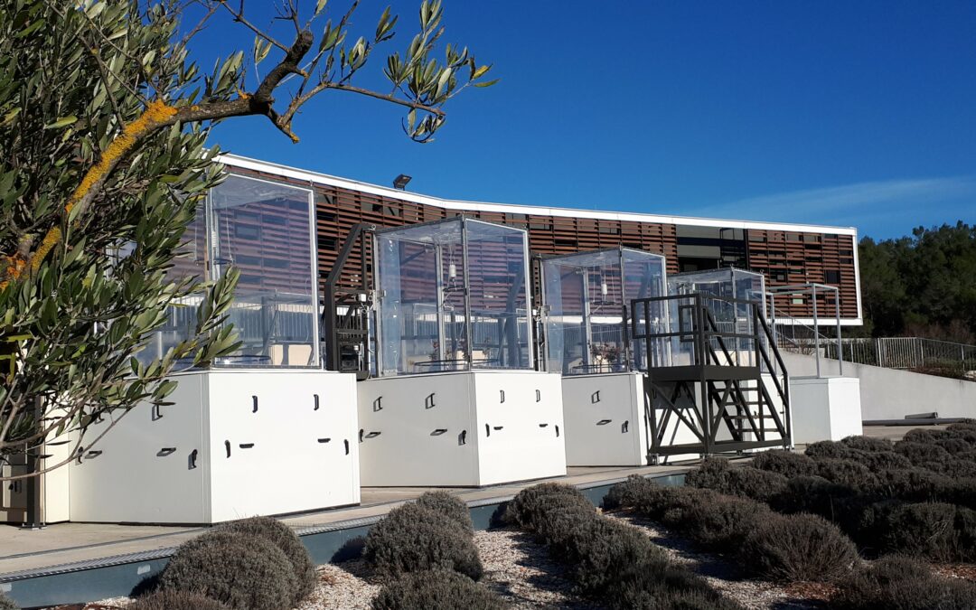 Enceinte climatique pour plateau technique scientifique