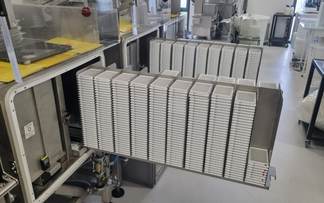 Enceinte à vide de production