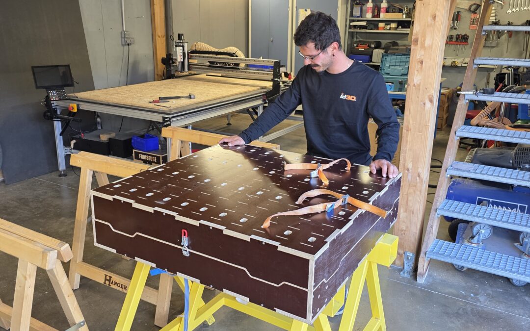 Poste d’assemblage transportable