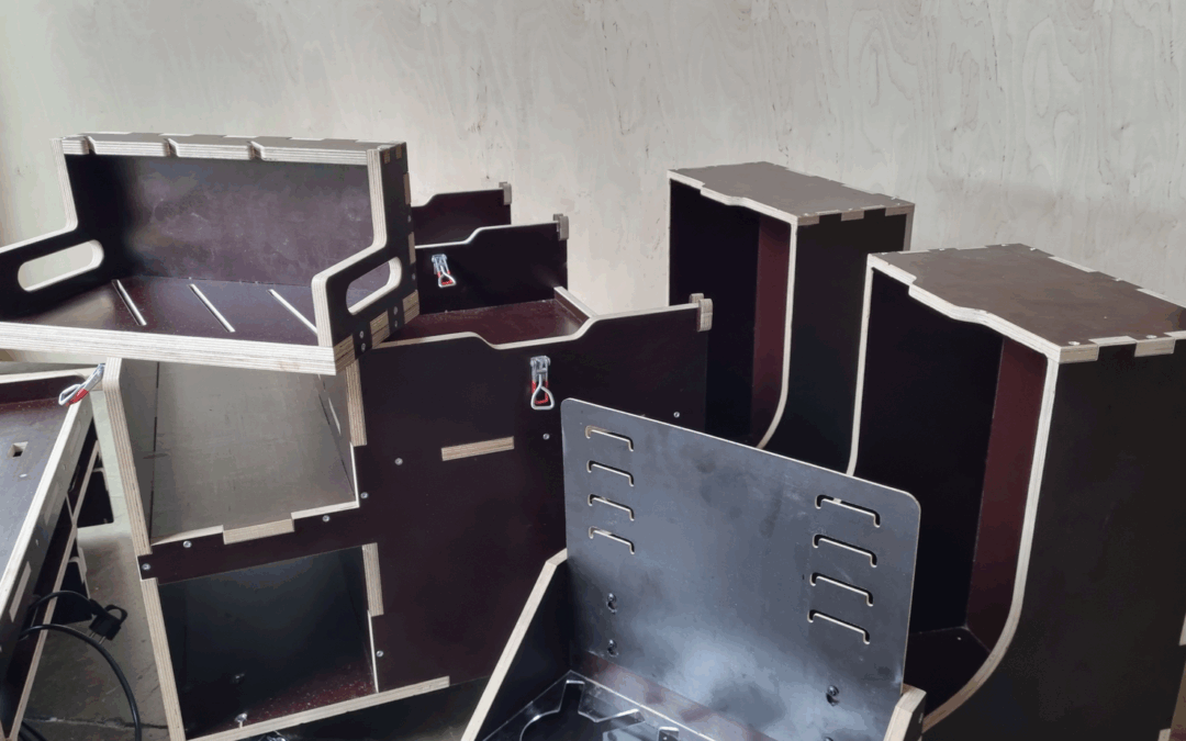 Atelier mobile et démontable